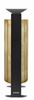 Poubelle bois exterieure Rossignol 60L gris manganese