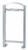 Poubelle exterieure vigipirate Rossignol 60L pieds gris alu