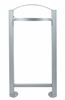 Poubelle exterieure vigipirate Rossignol 60L pieds gris alu
