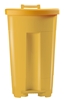 Poubelle tri sélectif cuisine 90 L jaune