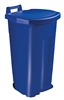 Poubelle tri sélectif cuisine 90 L bleu