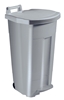Poubelle tri selectif cuisine 90 L gris