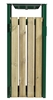 Poubelle bois exterieure avec cendrier Rossignol 110L vert mousse
