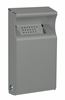 Cendrier exterieur mural Rossignol 1 L Kopa gris metal