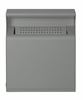 Cendrier exterieur mural Rossignol 2 L Kopa gris metal