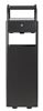 Cendrier extérieur poubelle 6L /30 L Rossignol noir