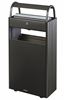 Cendrier exterieur corbeille 12 L / 60 L sur pied noir