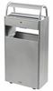 Cendrier extérieur corbeille 12 L / 60 L sur pied gris metal