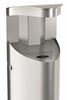 Cendrier exterieur mural Rossignol 9L gris metal