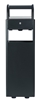 Cendrier extérieur poubelle 6L/30 L Rossignol noir