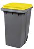 Conteneur poubelle 2 roues 340L jaune Rossignol