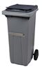 Conteneur poubelle 2 roues 120L Rossignol