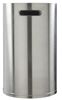 Poubelle murale Rossignol décrochable inox brosse 40 litres