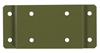 Plaque de fixation murale poubelle rossignol vert olive