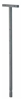 Poteau pour poubelle decrochable arkea rossignol