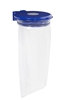 Support sac poubelle tri sélectif 110L Rossignol bleu trappe