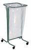 Support sac poubelle 110 litres sur roulettes vert