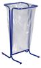 Support sac poubelle 110 litres sur pieds bleu
