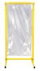 Support sac poubelle 110 litres sur pieds jaune 