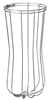 Entourage grille poubelle rossignol 80L chrome