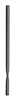 Poteau gris pour corbeille Xerios / proximi / ecollecto / collecmur