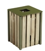 Poubelle exterieure 50L vert olive