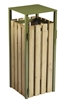 Poubelle exterieure 110L vert olive