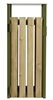 Poubelle exterieure 110L vert olive