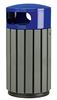 Poubelle exterieur 40 L bleu