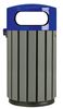 Poubelle exterieur 40 L bleu