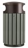 Poubelle exterieur 40 L grise