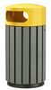 Poubelle exterieur 40 L jaune