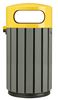 Poubelle exterieur 40 L jaune