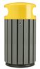 Poubelle exterieur 40 L jaune