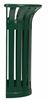 Poubelle tulipe sur poteau Rossignol verte 35 L