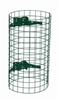 Entourage grille pour poubelle exterieure vert mousse