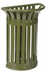 Poubelle Rossignol tulipe murale vert olive 35 L