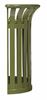 Poubelle Rossignol tulipe murale vert olive 35 L