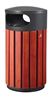 Poubelle bois exterieur 40 litres Rossignol