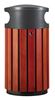 Poubelle bois exterieur 40 litres Rossignol