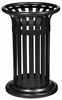 Poubelle exterieure tulipe Rossignol 60L noir