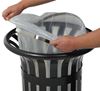 Poubelle exterieure tulipe Rossignol 60L noir