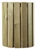 Poubelle bois exterieur Rossignol 20 L ronde murale