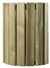 Poubelle bois exterieur Rossignol 20 L ronde murale