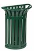 Poubelle tulipe Rossignol murale verte 35 L