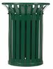 Poubelle tulipe Rossignol murale verte 35 L