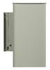 Poubelle extérieure murale pivotante Rossignol gris ciment