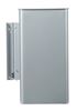 Poubelle extérieure murale pivotante Rossignol gris RAL9006