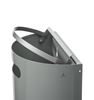Poubelle murale decrochable Rossignol 20L gris ciment