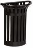Poubelle tulipe murale Rossignol noir 35 L